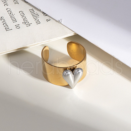 Stainless Steel Cuff Open Rings for Women NM1818-1-1