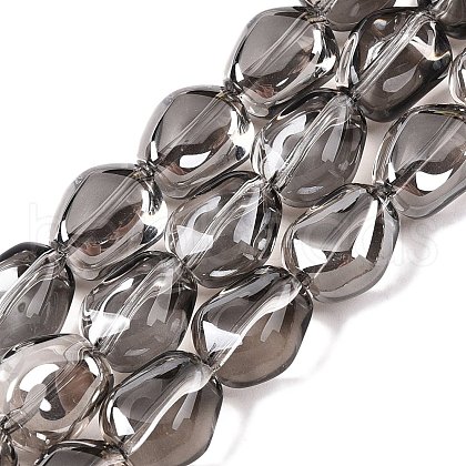 Electroplate Glass Beads Strands EGLA-T021-08K-1