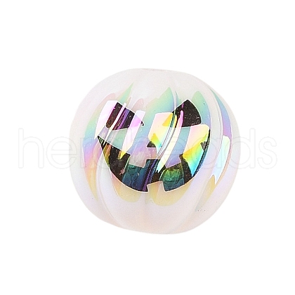 Halloween UV Plating Acrylic Beads OACR-M013-08A-04-1