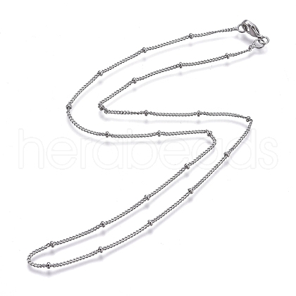 Brass Necklaces X-NJEW-A266-58-1