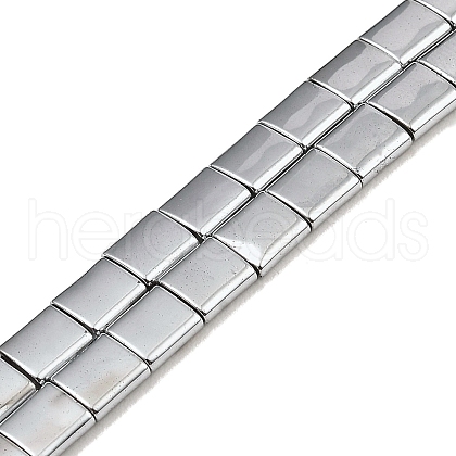 Electroplated Non-magnetic Synthetic Hematite Beads Strands G-G089-B02-09-1