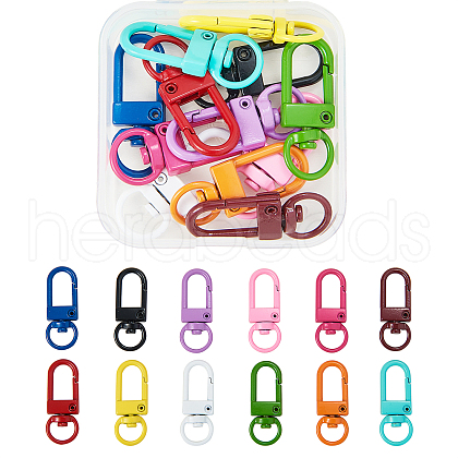Metal Swivel Clasps PALLOY-CJ0001-46-1