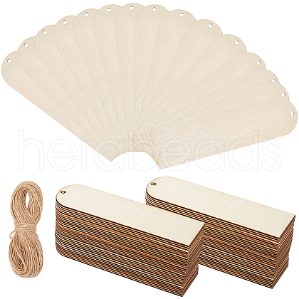 SOFPLATE DIY Wood Bookmarks Making Kits WOOD-SP0001-21A-1