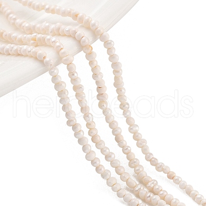 Natural Cultured Freshwater Pearl Beads Strands PEAR-C003-02A-1