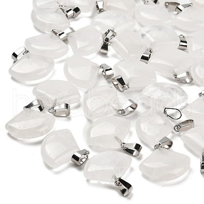 Natural Quartz Crystal Pendants G-Z067-05P-03-1