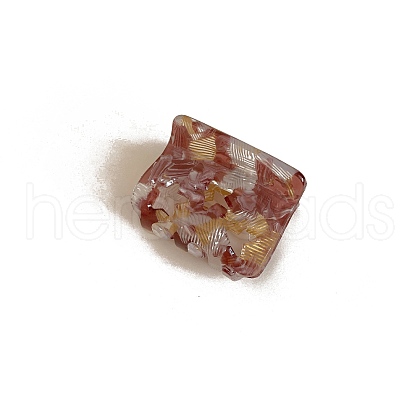 Cellulose Acetate(Resin) Claw Hair Clips PW-WGA80FE-04-1