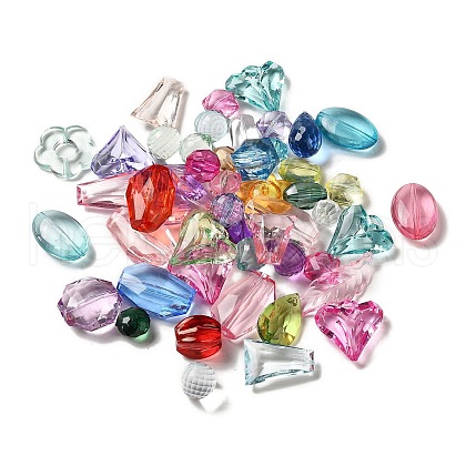 Transparent Acrylic Beads X1-MACR-K359-05-1