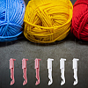 DICOSMETIC 12Pcs 2 Colors Plastic Hand Knitting Machine Accessories FIND-DC0005-22-6