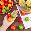CHGCRAFT 30Pcs 3 Colors Mini Foam Imitation Apples DJEW-CA0001-26-3