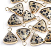 Natural Dalmatian Jasper Pendants X-G-S344-10B-1