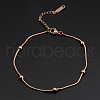Stainless Steel Charm Anklets WGE3F25-21-1