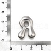 304 Stainless Steel Pendants STAS-S166-02P-18-3