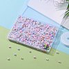DIY 26 Letter Acrylic Beads Stretch Bracelets Kits for Children's Day DIY-LS0001-04-5