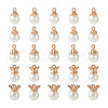 Craftdady 50Pcs 5 Styles Resin Imitation Pearl Pendants FIND-CD0001-32-2