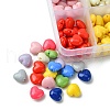 200Pcs 10 Colors Opaque Acrylic Beads OACR-FS0001-44-3