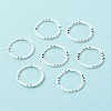 Brass Linking Rings KK-F831-018E-S-RS-1