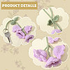4Pcs 4 Colors Cotton Yarn Pendant Decorations HJEW-FG0001-21-4