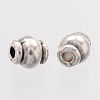 Barrel Tibetan Silver Spacer Beads AB608-NF-2