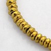 Electroplate Non-magnetic Synthetic Hematite Beads Strands G-J208B-02-1