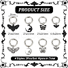 Alloy Shoe Charms HJEW-AB00613-2