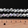Electroplate Glass Beads Strands EGLA-R016-8mm-25-4