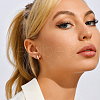 Fashionable Stainless Steel Hoop Earrings UO5588-2