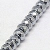 Electroplate Non-magnetic Synthetic Hematite Beads Strands G-J160-B-01-3