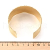 304 Stainless Steel Cuff Bangles for Women BJEW-Z109-05G-3
