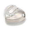 Rack Plating Brass Micro Pave Cubic Zirconia Pendants KK-I722-04P-U-2
