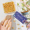 SUNNYCLUE 120Pcs Brass Filigree Beads KK-SC0005-16-3