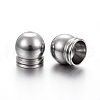 Tarnish Resistant 304 Stainless Steel Cord End Caps STAS-P223-20P-02-3