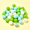 35Pcs Food Grade Eco-Friendly Silicone Focal Beads SIL-FS0001-22F-7