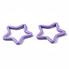 Spray Painted Iron Key Snap Hook Clasps for Keychains KEYC-S255-002-5