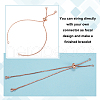 HOBBIESAY 16Pcs 4 Colors Rack Plating Brass Chain Bracelet Making KK-HY0001-80-4