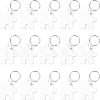 CHGCRAFT 20 Sets Sublimation Blanks Keychains KEYC-CA0001-05-1