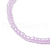 7pcs 7 Colors Round Glass Seed Beads Stretch Bracelets for Women BJEW-JB11779-4