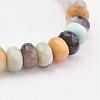 Natural Amazonite Stretch Bracelets BJEW-JB03067-05-2