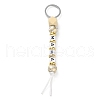Mother's Day Wood and Plastic Beads Keychain Decorationes KEYC-B016-01-2