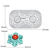 Snow Candlestick Christmas Silicone Molds Candle Molds SIL-B071-03-1