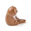 Resin Otter Figurines Ornament DJEW-E015-02E-2