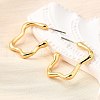 304 Stainless Steel Stud Earrings EJEW-D307-01G-2