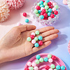 Opaque Acrylic Beads OACR-TAC0014-06F-6