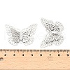 Brass Micro Pave Clear Cubic Zirconia Pendants KK-A250-01P-3