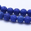 Natural Lava Rock Beads Strands G-F531-6mm-G-4