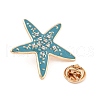 Alloy Enamel Brooches PALLOY-D363-01A-KCG-3