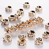 Brass Rhinestone Spacer Beads X-RB-A014-Z8mm-01LG-NF-1