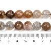 Natural Black Gold Rutilated Quartz Beads Strands G-H093-B03-10mm-5