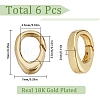 SUNNYCLUE 6Pcs Brass Spring Gate Rings KK-SC0003-80-2