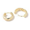 Ring Brass Hoop Earrings for Women EJEW-U008-02G-2