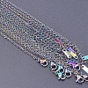 Stainless Steel Cable Chain Necklaces for DIY Jewelry Making Accessories EH9991-14-1